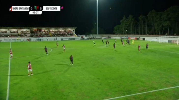 União de Santarém 1-0 Gil Vicente — Rafael Camacho 46'