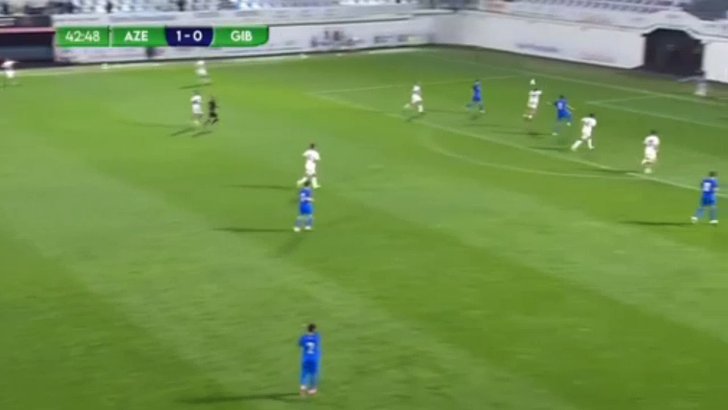 Azerbaijan U21 2-0 Gibraltar U21 — Aghadadash Salyanskiy 43'