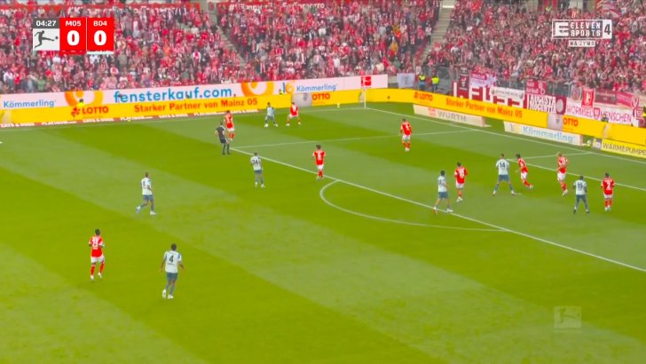 Mainz 0-1 Bayer Leverkusen — Robert Andrich Great-goal 4'