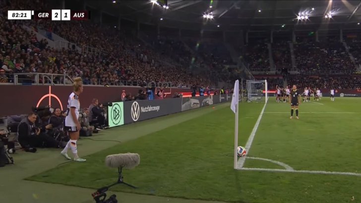 Germany Women 3-1 Australia Women — Camilla Kuver 83'