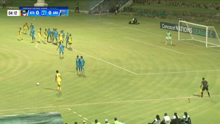 Antigua and Barbuda 1-0 Aruba — Sean Tomlinson 5'