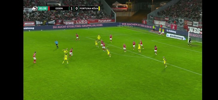 RW Essen 2-0 Fortuna Köln — Jaka Cuber Potocnik 82'