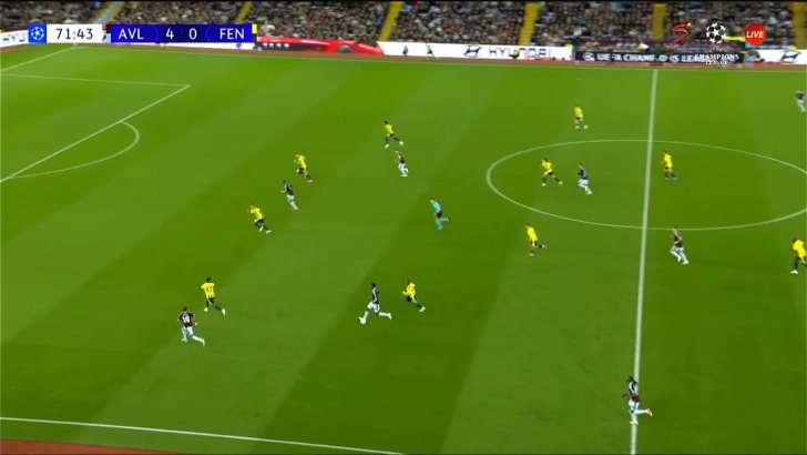 Aston Villa 5-0 Fenerbahçe — Ross Barkley 73'