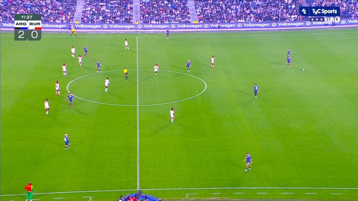 Argentina 3-0 Burkina Faso — G. Prestianni 12'