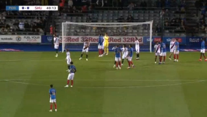 Portsmouth 1-0 Sheffield United — Zak Swanson 41'