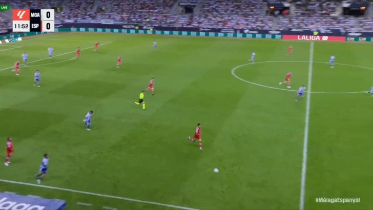 Málaga 0-1 Espanyol — Bryan Zaragoza 13'