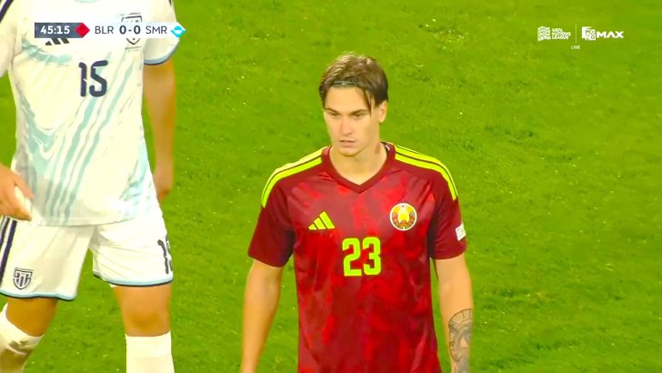 Belarus 1-0 San Marino — Artem Kontsevoy 46'
