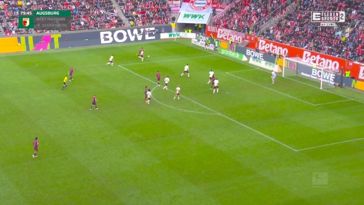 FC Augsburg 2-2 Bayern Munich — Nathaniel Brown 81'