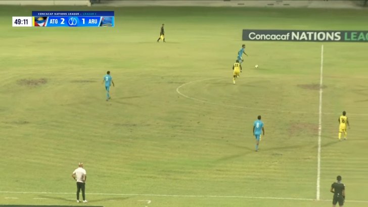 Antigua and Barbuda 2-2 Aruba — Carolith Fermina 50'