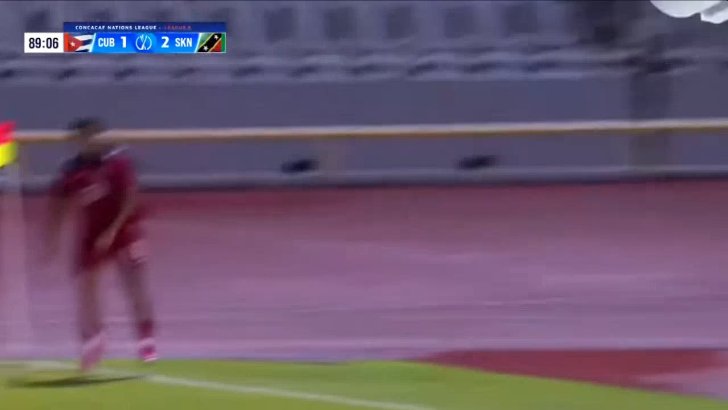 St Kitts and Nevis 2-2 Cuba — Daniel Diaz 90'