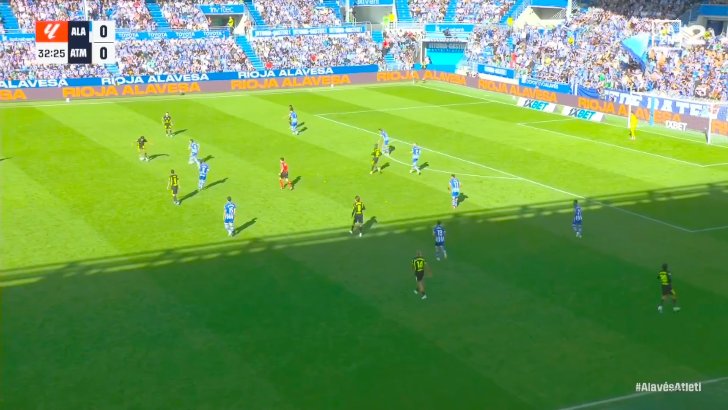 Deportivo Alavés 0-1 Atlético Madrid — Alejandro Grimaldo 33'