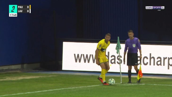 Pau FC 1-0 Laval — Anthony Briancon 18'