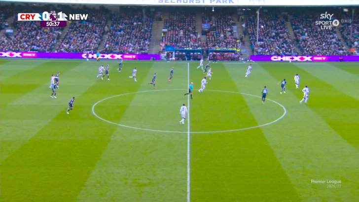 Crystal Palace 0-2 Newcastle United — J. Willock 52'