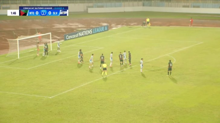 Martinique 0-1 El Salvador — Jefferson Valladares 3'