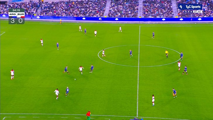 Argentina 4-0 Burkina Faso — N. Paz 35'