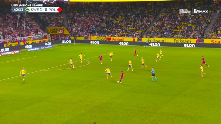 Sweden 1-1 Poland — Sebastian Szymanski 43'