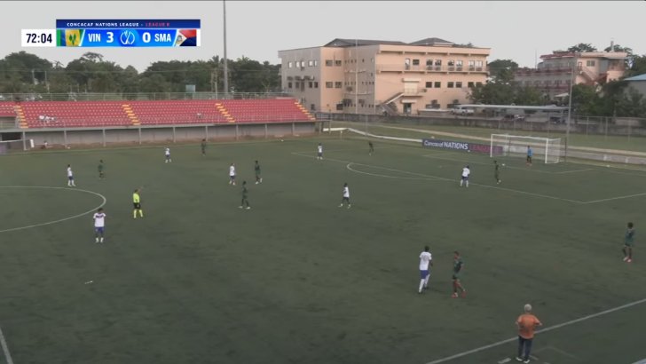 St Maarten 4-0 St Vincent and the Grenadines — Malcolm Stewart 73'