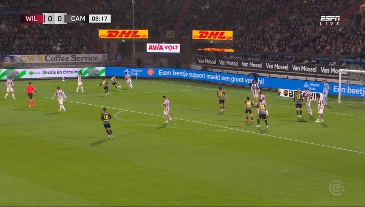 Willem II 0-1 SC Cambuur — Nicolas Binder 9'