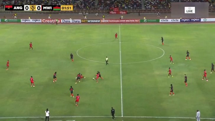 Angola 1-0 Malawi — Milson 3'