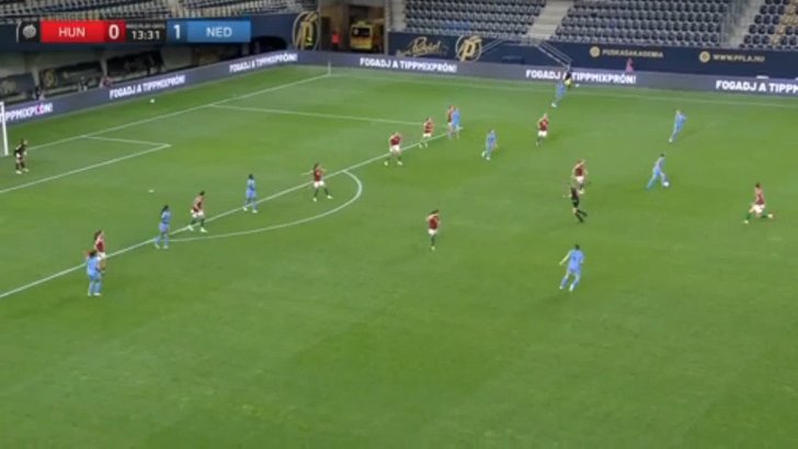 Hungary Women 0-2 Netherlands Women — Lineth Beerensteyn 15'