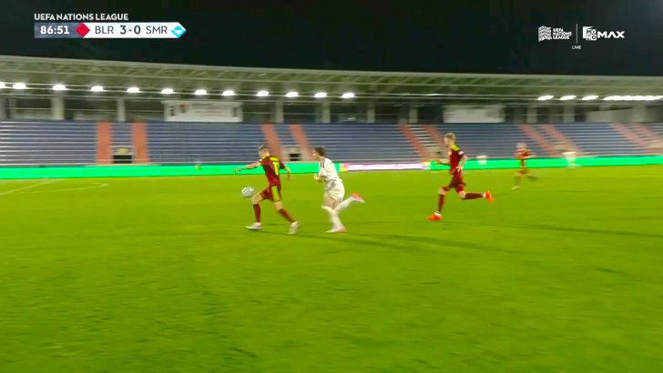 Belarus 4-0 San Marino — Artem Kontsevoy 88'
