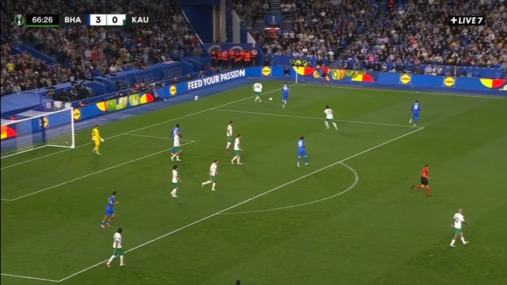 Brighton and Hove Albion 4-0 Kauno Zalgiris — Matt O'Riley 67'