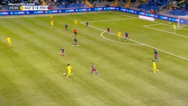 Kazakhstan 2-2 Faroe Islands — Nuraly Alip 76'
