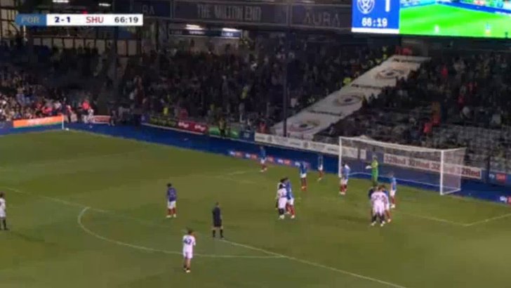 Portsmouth 2-2 Sheffield United — Thomas Cannon 67'