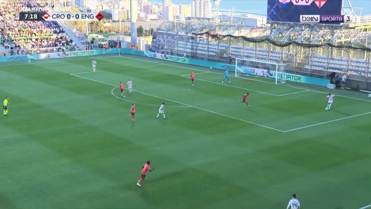 Croatia 0-1 England — Harry Kane 8'